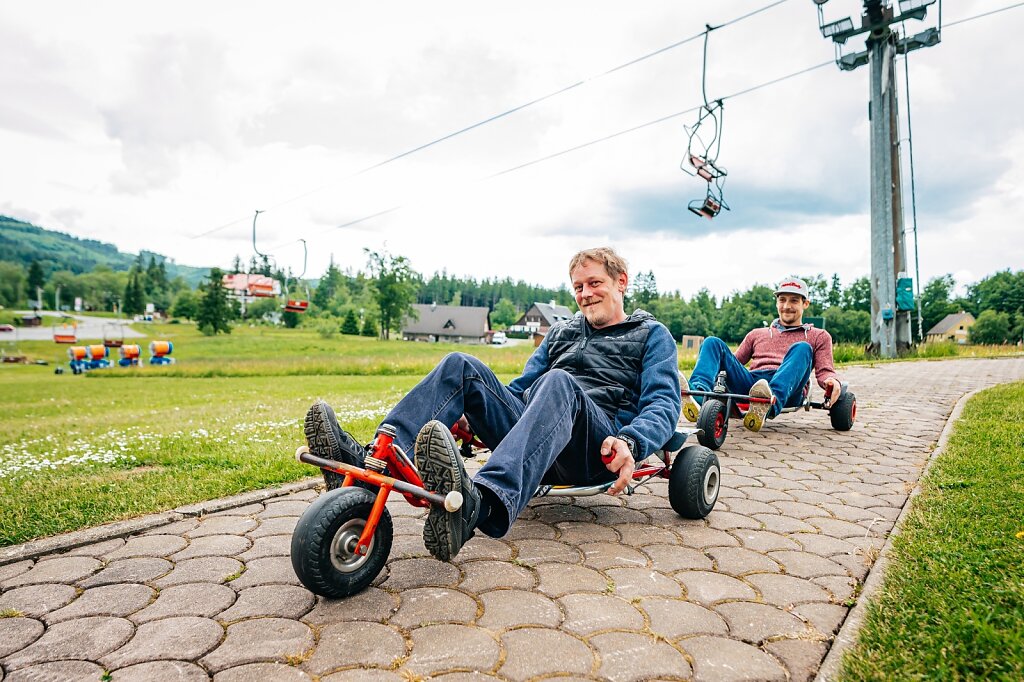 Horské minikáry a summer tubing Ramzová